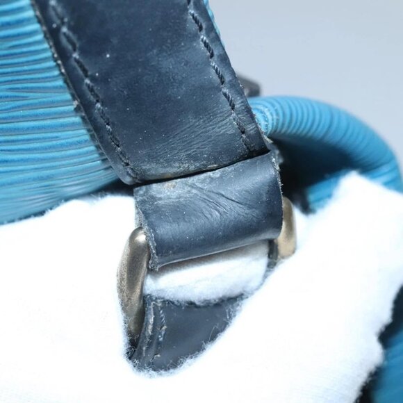 LOUIS VUITTON Epi Petit Noe Shoulder Bag Bicolor Black Blue M44152 Auth 116467 - Picture 13 of 15